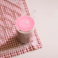 thumbnail image 4 of Vasos de vidrio para beber WHEATHUSK de 16 onzas con tapas acrílicas y pajitas x20, 4 of 7