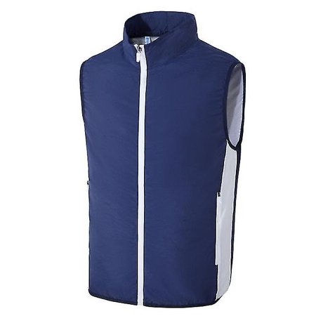 Meichoon Cooling Fan Jacket - Short Sleeve, With Dual Removable Fans, 3 Speeds, Powered By Power Bank, For Hot Weather Work & Outdoor Activities