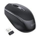 thumbnail image 1 of Mouse inalámbrico 1hora receptor USB, 1600 dpi, 3 botones, usa pila, negro, 1 of 3
