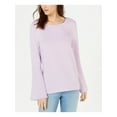 thumbnail image 2 of I.N.C Womens Pearl Beaded Sweatshirt, Purple, Medium, 2 of 2