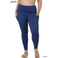 thumbnail image 3 of TheLovely Women & Plus Soft Wide Waistband Active Fitness Leggings(S-3X) with Pockets, 3 of 4