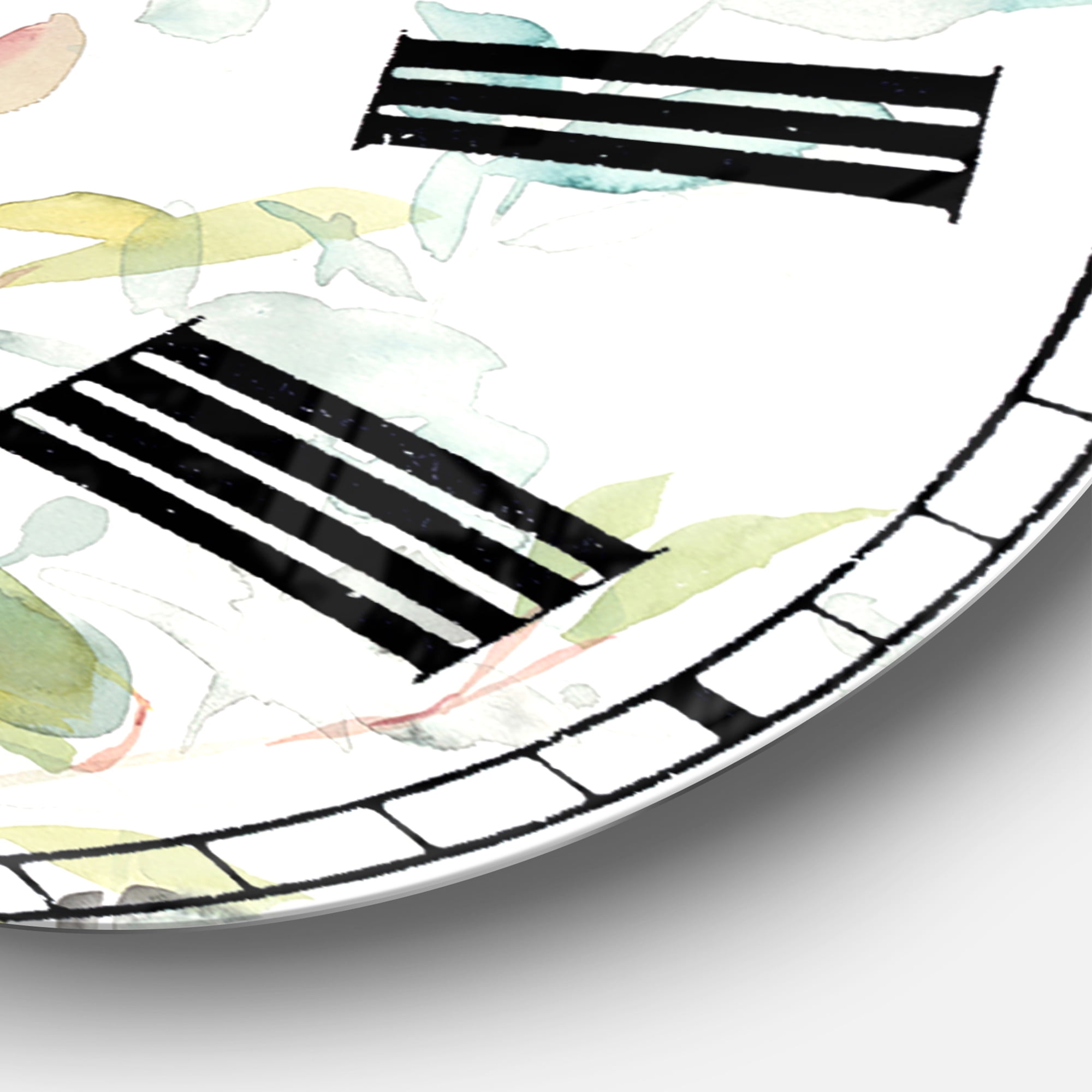 Designart 'Eucalyptus Natural Element' Traditional wall clock