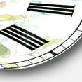 thumbnail image 3 of Designart 'Eucalyptus Natural Element' Traditional wall clock, 3 of 3