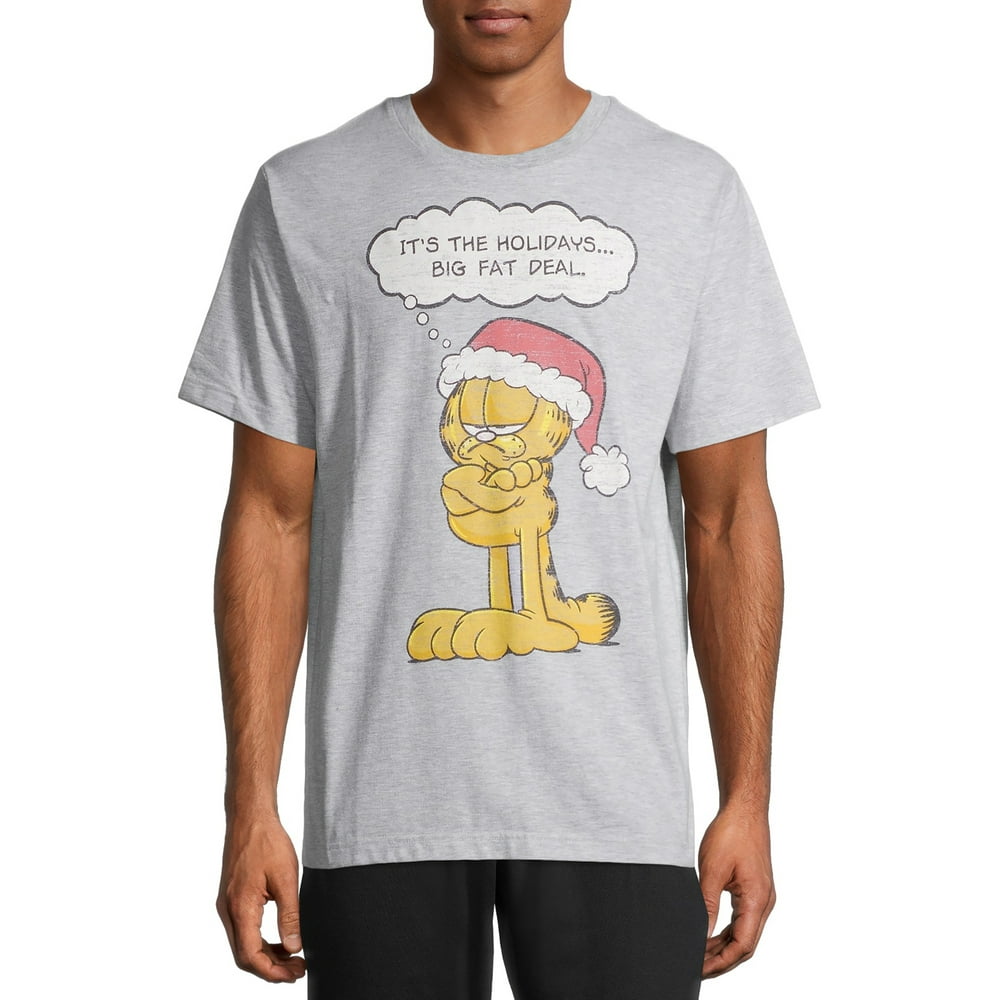 Garfield Garfield It's The Holiday Men's and Big Men's Graphic T