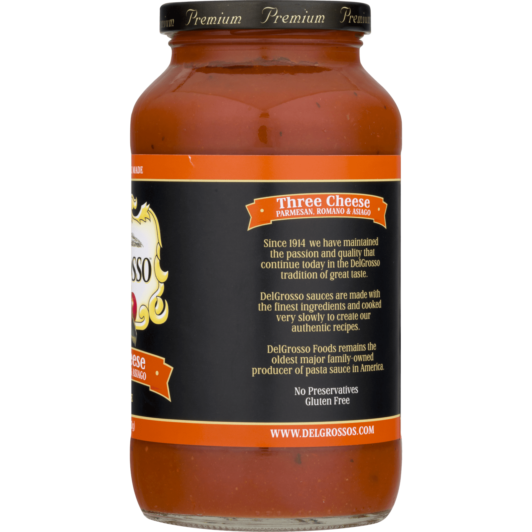 (12 pack) Del Grosso 24oz. Three Cheese