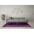 thumbnail image 3 of Ahgly Company Indoor Round Abstract Pink Modern Area Rugs, 3' Round, 3 of 4