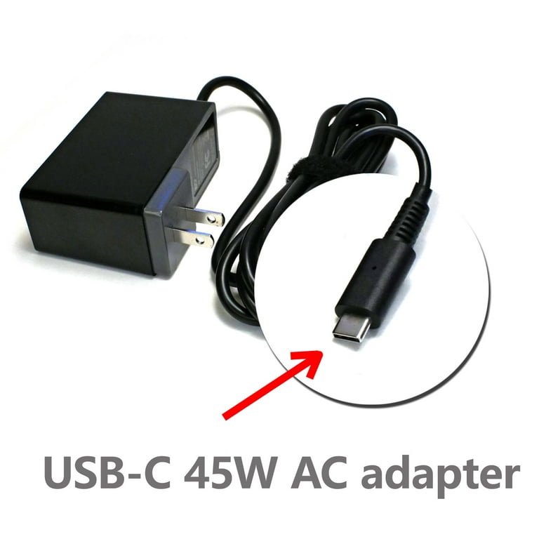EDO Tech Wall Charger for ASUS ZenBook Q408 Q408U Q408UG-211.BL Laptop 45W  USB Type-C AC Adapter 