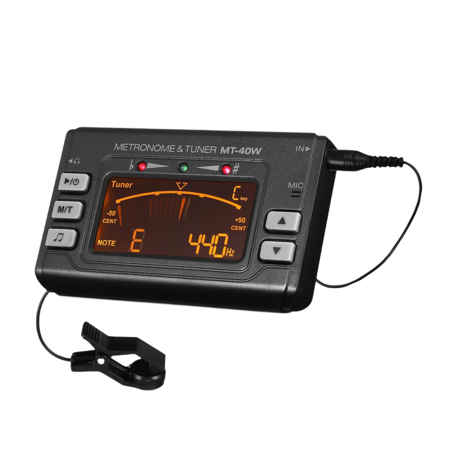 Electronic Digital Metronome Tuner Multifunction Accurate Tuning Wide Frequency for Wind Instrument Practice