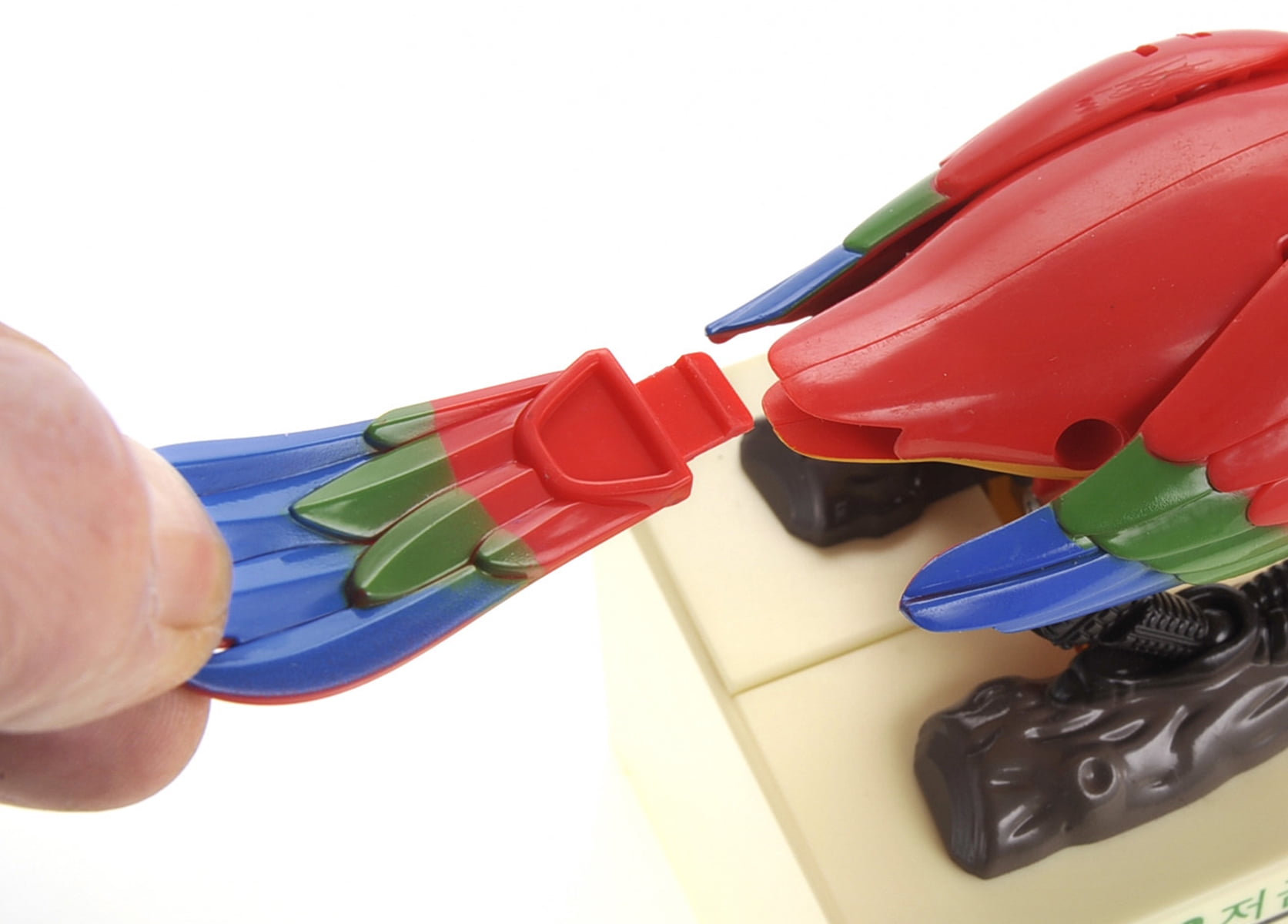 PlayWorld CoinCollector Parrot Coin Bank - Red