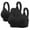 Black, variant on Women's 2 Pc Push up Bras Wireless Comfort Supportive Lift Lace Full Coverage Bralettes Plus Size Everyday Bras