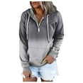 thumbnail image 2 of Comfy Graphic Hoodies Hoodies for Women Casual Hooded Sweatshirt Loose Drawstring Pullover Long Sleeve Hoodies, 2 of 5