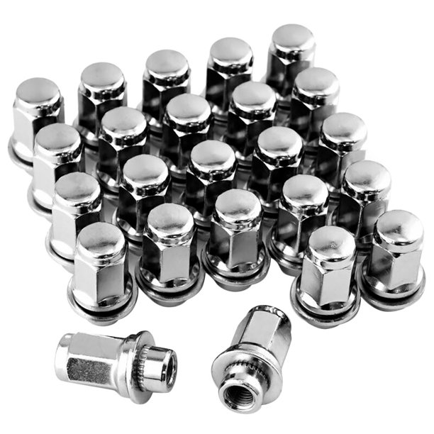 Set of 24 Nuts Lugs Taller Chrome Wheel Nut (LUG) 9008494002 for