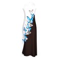 thumbnail image 5 of SMihono Robe d'Été Grande Taille pour Femmes 2023 Mode d'Été Imprimée Col Rond Sans Manches Robe à Épaules Dénudées, 5 of 5