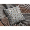 thumbnail image 4 of Flower Prism Throw Pillow with Removable Cover in Copper and Gray 18x18, 4 of 5