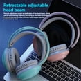 thumbnail image 2 of RGB Gaming Headphones Bluetooth Wireless Headphone E-Sports Game Headset Dynamic Lightingcomputer Headphone, 2 of 5