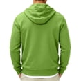 thumbnail image 6 of GrmtClth Mens Zip Up Hooded Sweatshirt Casual Coat Long Sleeve Hoodies Fashion Drawstring Sweatshirts Fall Winter Track Jackets with Pockets M, 6 of 9