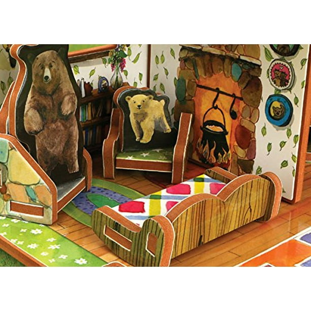 STORYTIME TOYS Goldilocks and the Three Bears Storybook and Play Set