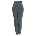 thumbnail image 5 of Women's Fleece Lined Leggings Full Length High Waist Classic Daily Wear, 5 of 9