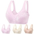 thumbnail image 3 of UPPADA Comfortable Bras for Women Womens Push Up Lace Bra Cute Wireless Bra Full-Coverage Wirefree Underwear Comfortable Front Closure Everyday Bra Sports Bras for Women Clrearance on Sale, 3 of 3