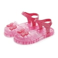 thumbnail image 7 of Gyujnb Girls' Cute Bow Decor Jelly Sandals Soft Sole Adjustable Strap Closed Toe Summer Beach Shoes, Closed Toe Flat Heel,9.5-10 Years, 7 of 7