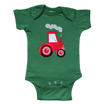 

Inktastic Fun Red Tractor Gift Baby Boy or Baby Girl Bodysuit
