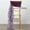 Amethyst, variant on Efavormart 5pcs Chiffon Pink Curly Chair Sashes For Home Wedding Birthday Party Dance Banquet Event Decoration