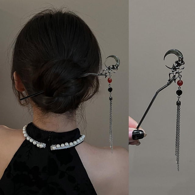 Épingle à Cheveux Papillon Rose Chinois - Style Ancien Oscillation Torsadée Step Cheongsam Épingle à Cheveux