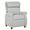Light Grey, variant on Kids Furniture Kids Sofa Rocking Chair with Side Pocket, PU Leather Toddler Armchair for Children Grey,Baby Nursery Furniture
