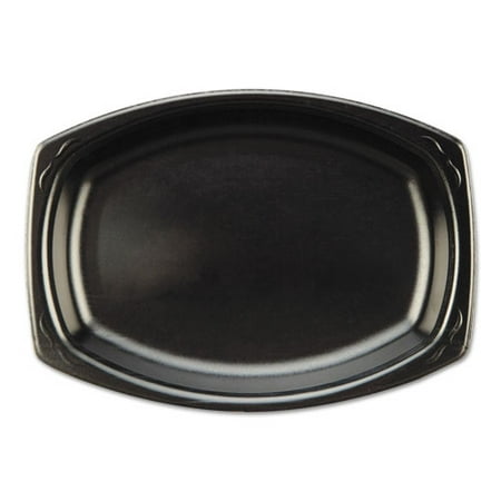 - Genpak Elite Laminated Foam Platter 7 x 9 Black Rectangle 125 Pack 4 Packs/Carton - GNPLAM793L