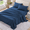Blue, variant on WISHEAD 4 Piece Queen Sheet Set, Deep Pocket Soft Bed Sheets, Breathable Cooling Bedding, Easy Care, Dark Grey
