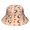 Beige Christmas Santa Pattern, variant on Christmas Pine Tree Star Pattern Bucket Hat, Beach Bucket Hat with Wide Brim & Breathable Fabric, Foldable Design Gifts for Unisex Men Women