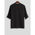 thumbnail image 4 of Men's African Dashiki Long Sleeve Ethnic T Shirts Hippie Shirt Tops Kaftan, 4 of 6
