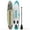 Green & White, variant on Garvee Inflatable Stand-up Paddle Board, 10.6' x 32'' x 6'', with Camera Mount, Rose Red