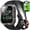 W60-Black, variant on Blackview 1.45-inch Military Smartwatch for Men,Answer/Make Calls/100+ Sport Modes,Waterproof,Smart Watch compatible with Android IPhone Devices,Black