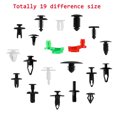 thumbnail image 5 of 425-Piece Automotive Nylon Rivet & Clip Assortment Kit - 19 Types Including Driver Rivets, Drive Rivets for Side Skirts, Bumpers, Trim - Organized in Plastic Storage Box with Compartments,, 5 of 5