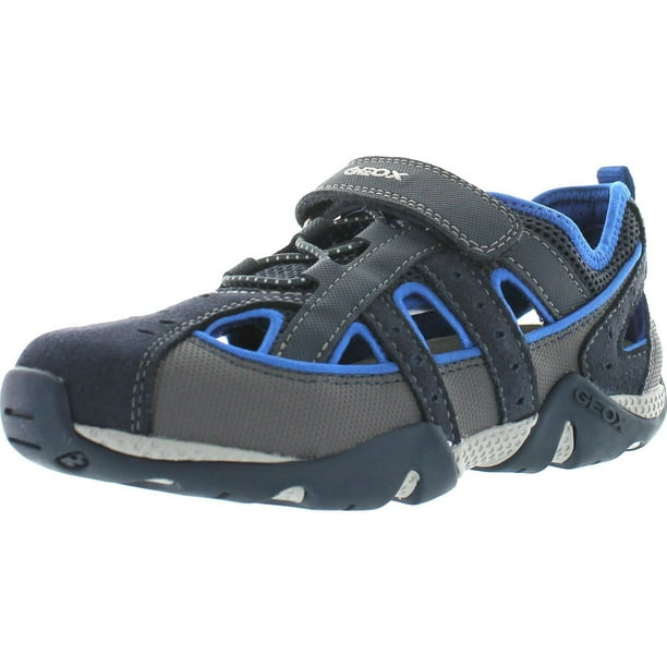 Geox Boys Junior Aragon Water Protective Toe and Closed Sandals, Navy, 35 - Walmart.com