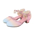 thumbnail image 2 of JTieacloth Sparkly Girls Sandals With Crystal Style Open Toe Dress Shoes For And Party Wear Summer Sandals,Sizes 11 Little Kid(4.5-5 Years), 2 of 7