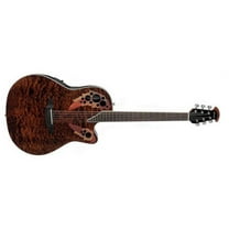 Ovation Celebrity Elite Plus Mid-Depth Cutaway Acoustic Electric Guitar (Tiger Eye)