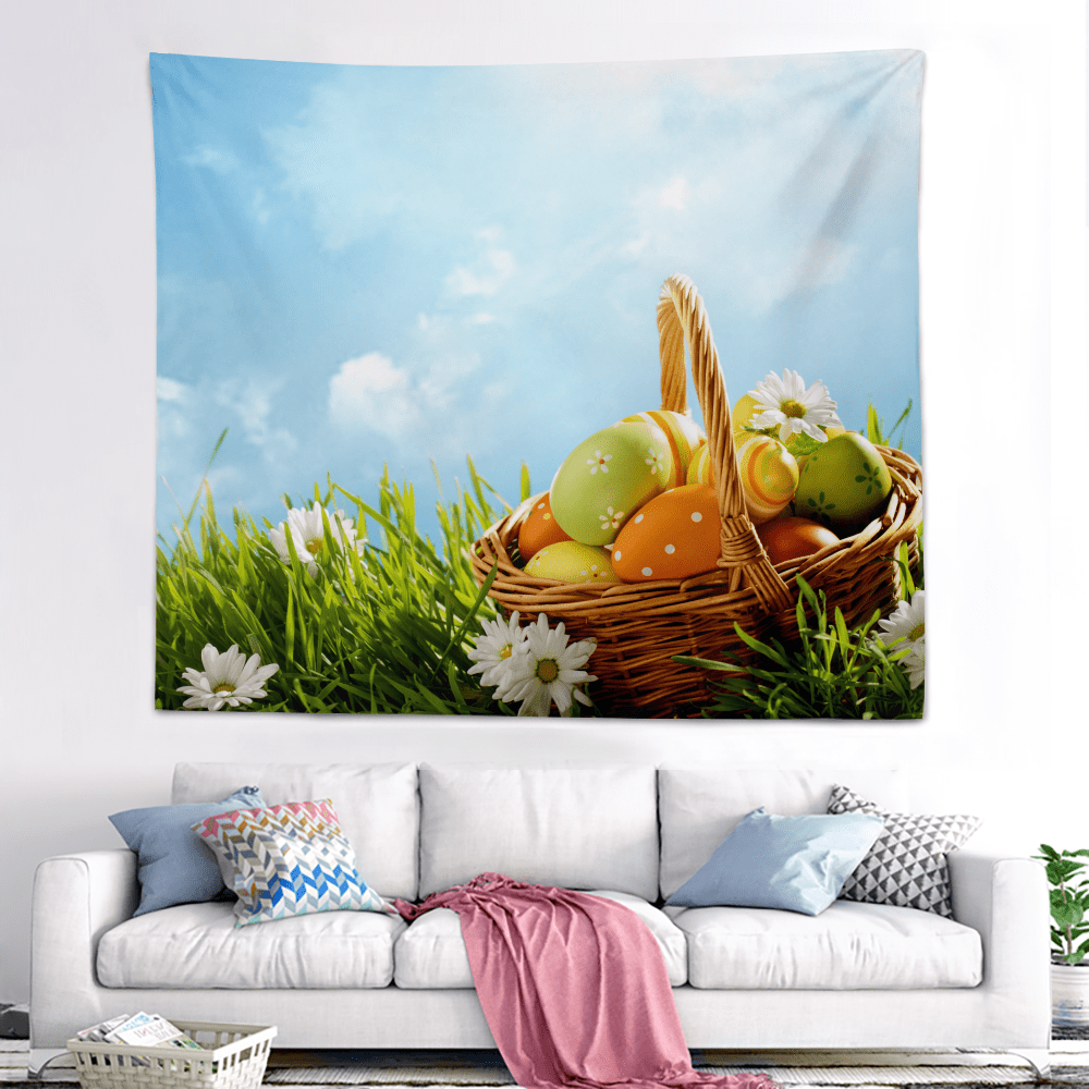  asdas Tapestry Wall Hanging,Polyester Home Decoration Bedroom  Living Room Tapestries, Strawberry Rabbit Tablecloth Landscape Art Sofa  Background Wall Covering Decoration Gifts Young People,Strawber, 150*130cm  : Home & Kitchen