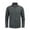 #045-Dark Gray, variant on Handshe Men's Solid Stand Collar Jacket, Casual Long Sleeve Coat with Zipper Pockets, No Hood Lightweight Outerwear for Urban Outdoor and Daily Wear,Plus Size