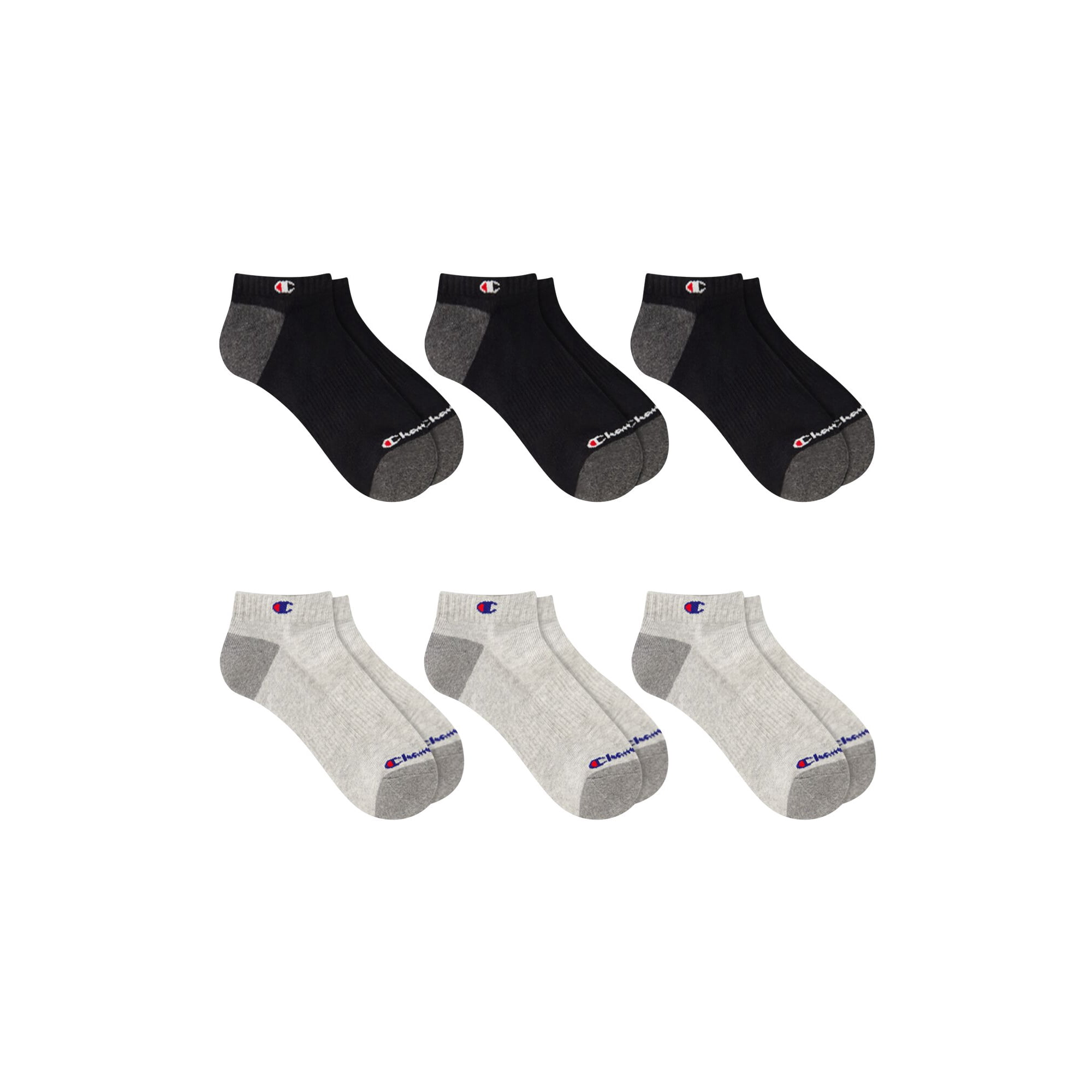 Champion Women’s Low Cut Cushioned Socks, 6 Pack, Sizes 4-10