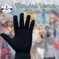 12 Pairs of Winter Gloves Mens Womens and Kids Thermal Knit Stretchy