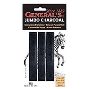 General Pencil Jumbo Compressed Charcoal Set, 6B
