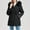 Black, variant on 2025 Women's Heavy Winter Parka - Sherpa Lined Thickened Heavy Coat, Mid Length Windproof Jacket with Faux Fur Hood