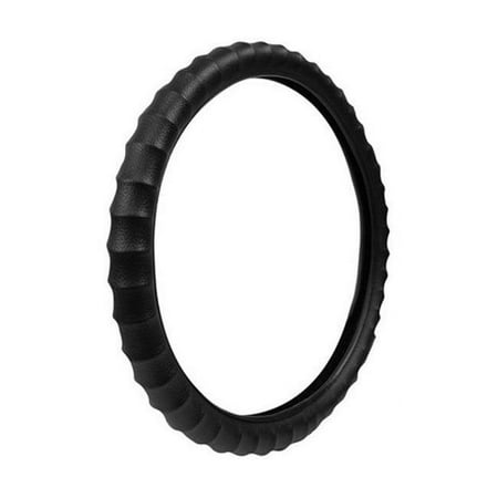 Custom Accessories 38011 Black Gripper Series Steering Wheel Cover