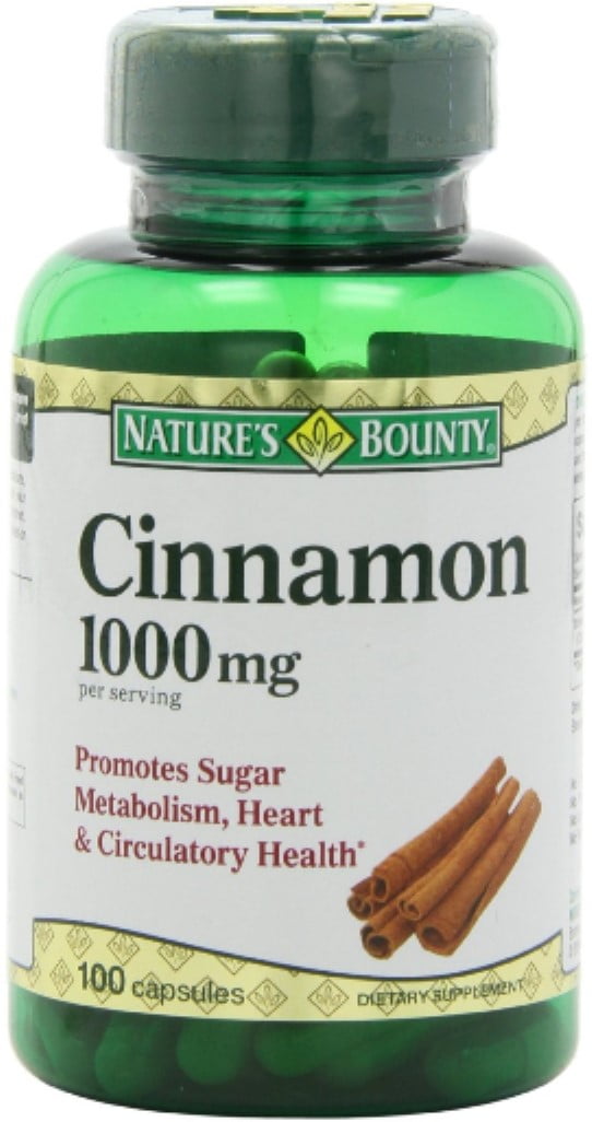 Nature's Bounty Cinnamon 1000 mg Capsules 100 ea (Pack of 2)