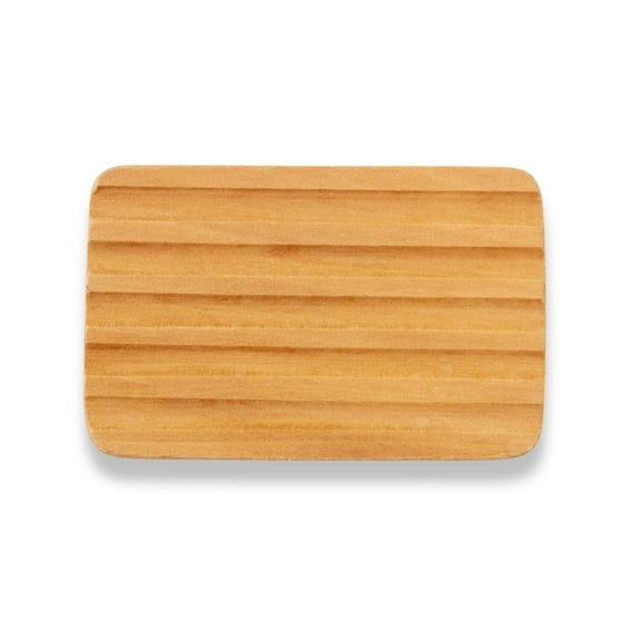 Eco Bath London Beech Wood Ridged Soap Dish