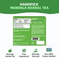thumbnail image 4 of HANDPICK Sachets de Thé au Moringa (100 Unités) non-OGM, Tisane Sans Caféine en Sachets Ronds Écoresponsables, 4 of 11