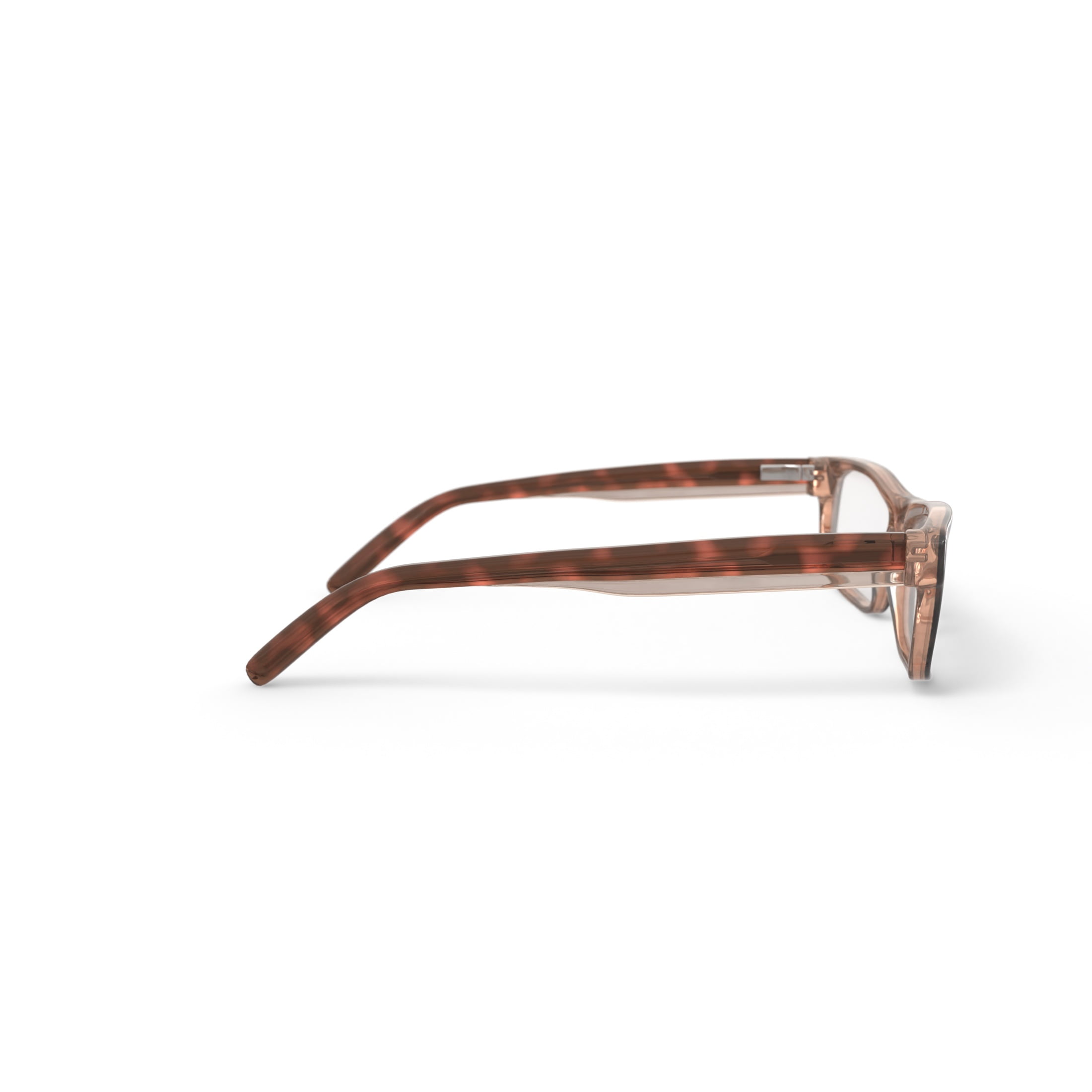 Walmart Men's FM14106 Rectangular Prescription Eyeglasses with Case, Brown