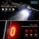 thumbnail image 3 of Juego de luces LED para bicicleta, potente kit de iluminación, resistente al agua IPX5, recargable por USB, delanteras y traseras, para carretera, para hombres, mujeres y niños, 4/6 modos., 3 of 5